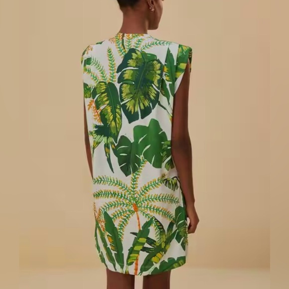FARM Rio Green Tropical Mini Dress - Picture 11 of 13